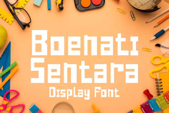 Boenati Sentara: A Stylish Display Font for Elegant Web Design