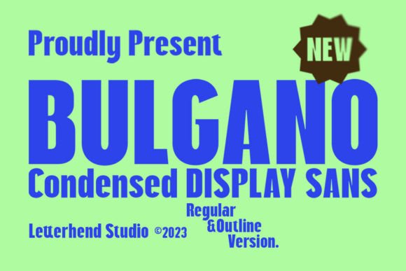 Bulgano Font Review: A Condensed Display for Modern Branding
