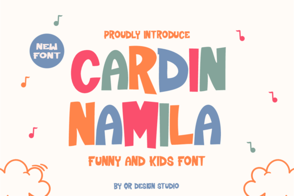 Cardin Namila: A Playful Display Font for Makers