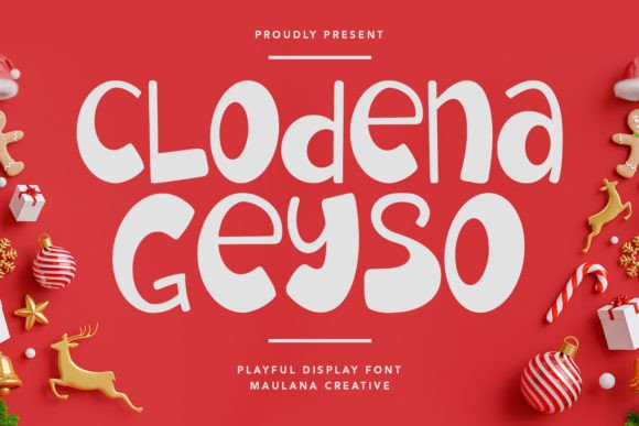 Clodena Geyso: A Playful Display Font for Makers