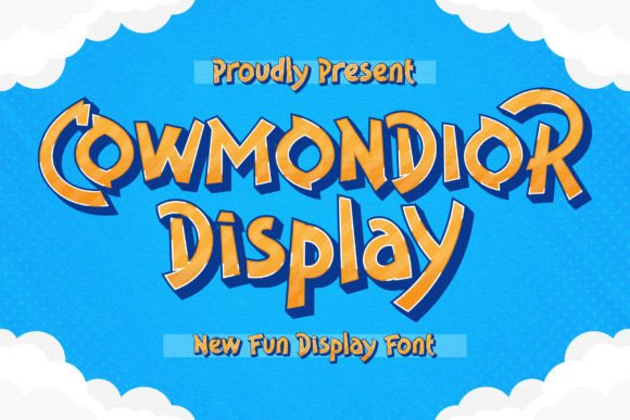 Cowmondior: A Sweet Display Font for Makers