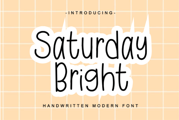 Creating Warm Brand Identities with Saturday Bright Font