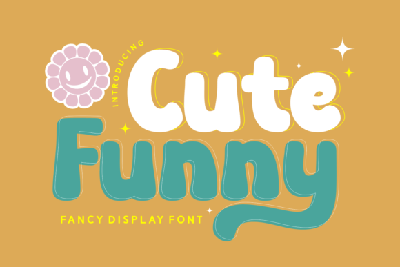 Cute Funny: A Cheerful Display Font for Editorial Design