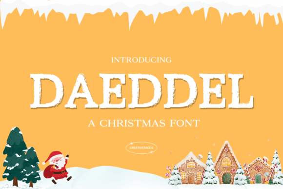 Daeddel: A Textured Display Font for Bold Branding