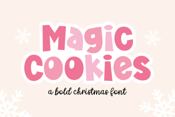 Designing Festive Headers with the Magic Cookies Typeface
