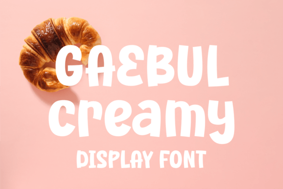 Designing Playful Layouts with Gaebul Creamy Typeface
