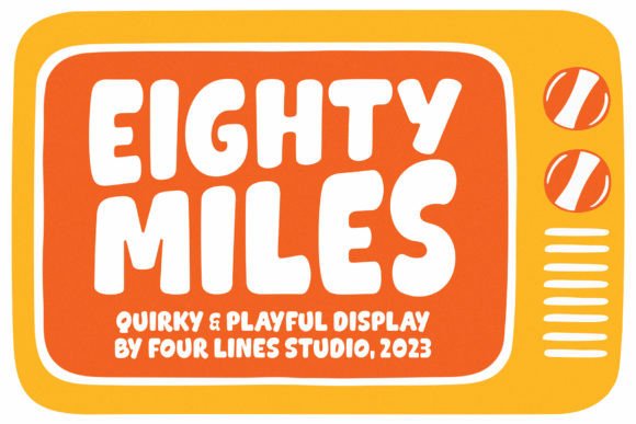 Elevate Editorial Layouts with the Eighty Miles Typeface