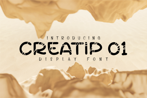 Elevate Your Brand Identity with Creatip 01 Display Fonts