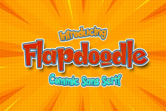 Flapdoodle: The Organic Display Font for Editorial Design
