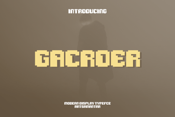Gacroer: The Pixel Font for Modern Craft Branding