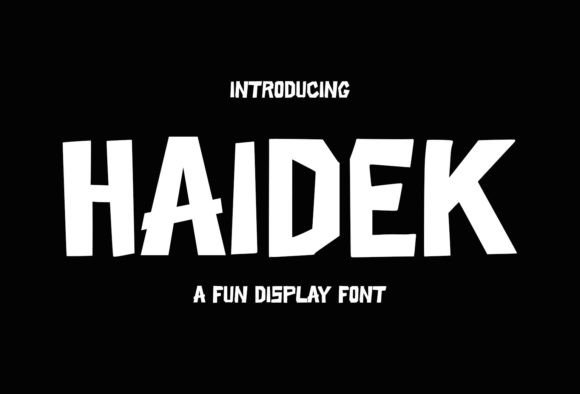 Haidek: A Versatile Display Font for Modern Branding