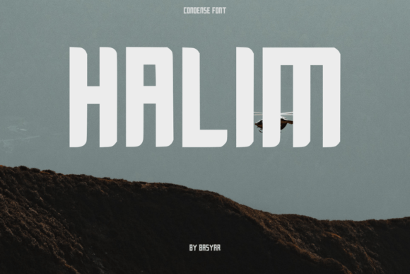 Halim: The Bold Condensed Typeface for Modern Branding