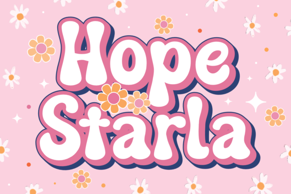 Hope Starla: A Retro Display Font for Bold Web Design