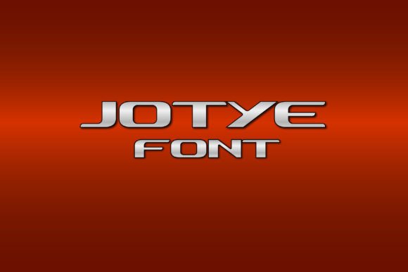 Jotye: The Bold Display Font for Modern Web Headlines