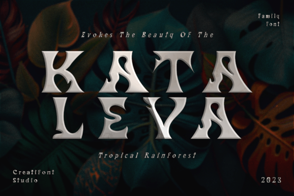 Kataleya: An Art Nouveau Display Font for Modern Web Design