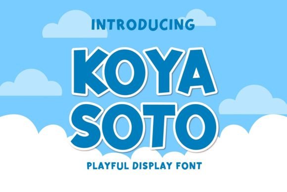 Koya Soto: The Playful Display Font for Viral Brand Content