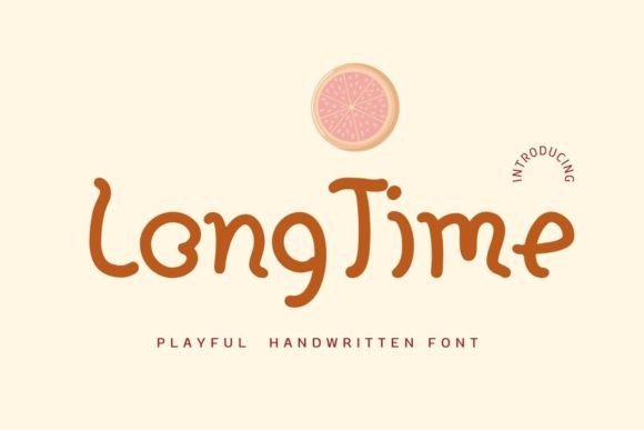 Long Time: A Playful Display Font for Creative Editors