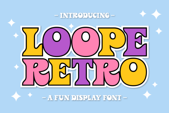 Loope Retro Typeface for Joyful Web Design