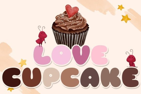 Love Cupcake: A Sweet Display Font for Designers