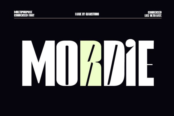 Mordie Vintage Display Font Review for Branding