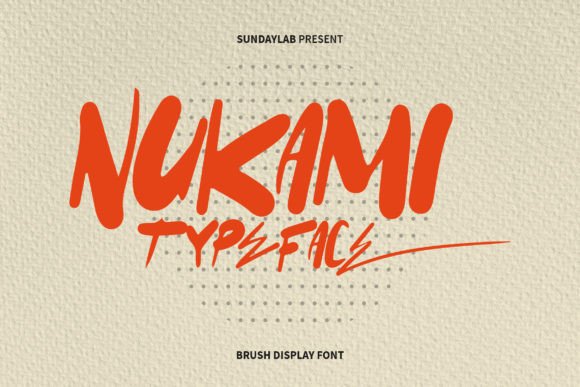 Nukami: A Bold Display Font for Makers and Brands