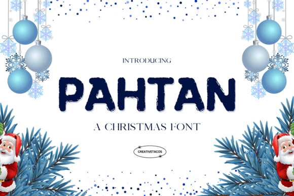 Pahtan Font Review: A Playful Display Typeface for Festive Brands