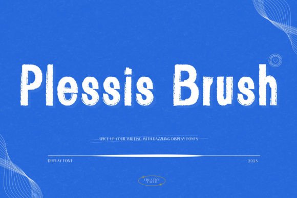 Plessis Brush: The Display Font That Elevates Small Business Branding