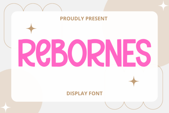 Rebornes: A Modern Display Font for Editorial Design