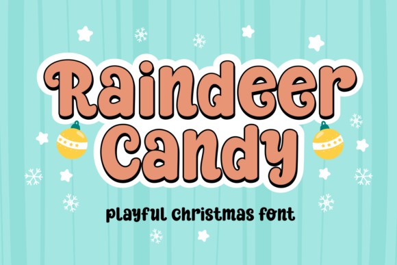 Reindeer Candy Font: A Festive Typeface for Holiday Branding