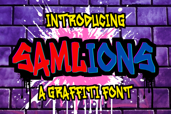 Samlions: The Bold Urban Display Font for Modern Editors