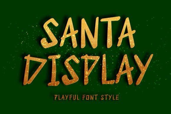 Santa Display Font: A Unique Typeface for Festive Web Design