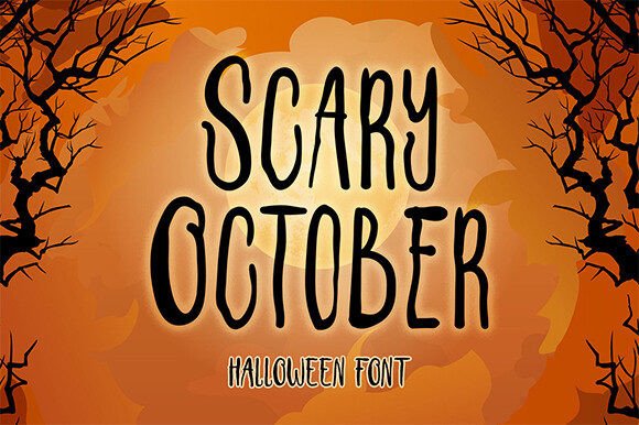 Scary October Font Review for Halloween Branding