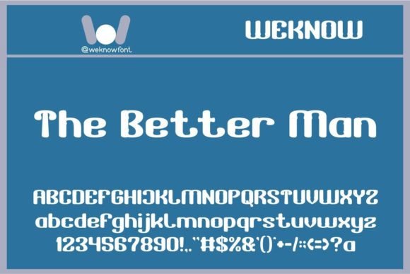 The Better Man Font for Polished Brand Identity
