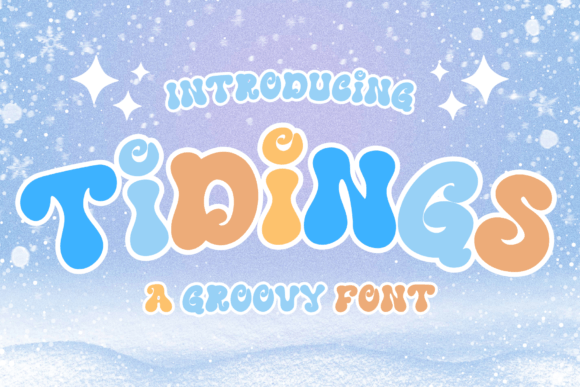Tidings Font Review: A Retro Groovy Typeface for Makers