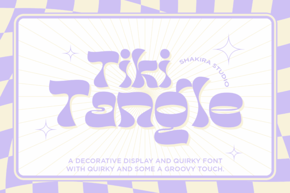 Tiki Tangle: A Retro Display Font for Unique Branding