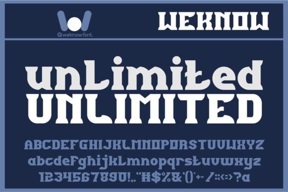 Unlimited: A Fancy Display Font for Editorial Impact