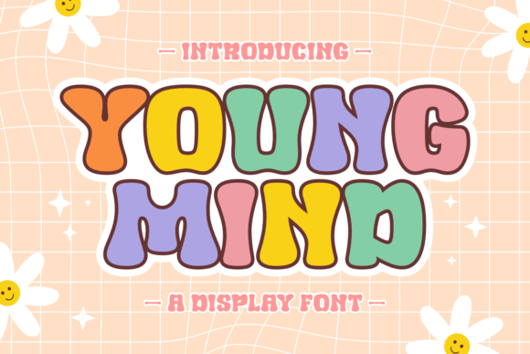 Young Mind: A Retro Display Font for Bold Editorial Design